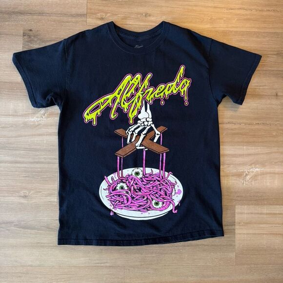 Freddie Gibbs & The Alchemist Halloween Alfredo Black Shirt Size Medium Hip Hop - Picture 1 of 3